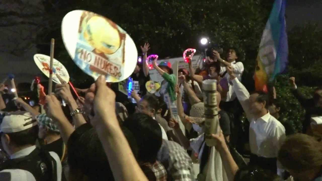 国会前ドラム隊、再稼働反対コール＆ダンス／ 首相官邸前抗議 9/28 / 2012
